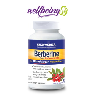 Enzymedica Berberine 60 capsules - Assist in Blood Sugar Metabolism*