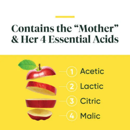Enzymedica Apple Cider Vinegar with the "Mother" - Gambar 3