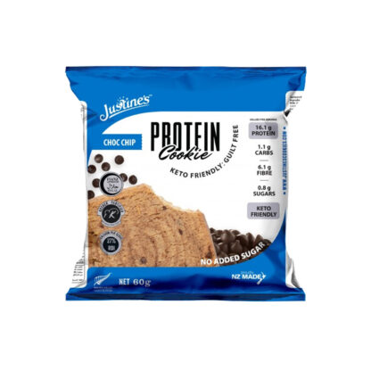 Justines Protein Cookie, Chocolate Chip 60g Halal - Image 2