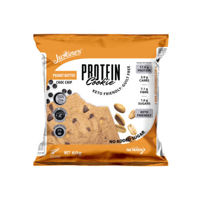 Justines Protein Cookie, Peanut Butter Choco Chip Halal - Image 2