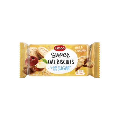 Emco Super Oat Biscuits - Apple and Cinnamon