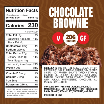 Purefit Chocolate Brownie Protein Bar - 3 Packs - Image 3