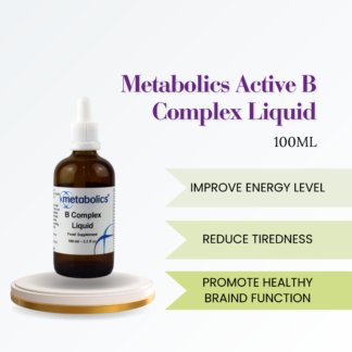 Metabolics B Complex Liquid 100ml - Bioavailable, coenzyme form